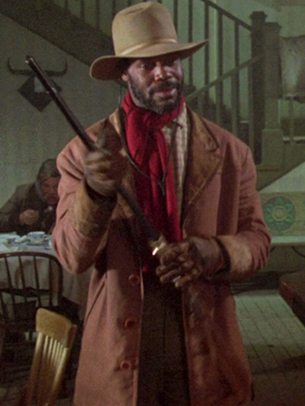 Danny Glover Silverado Brown Wool Coat