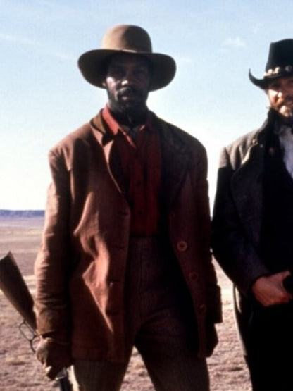 Danny Glover Silverado Brown Wool Coat