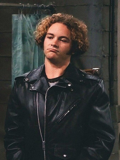 Danny Masterson That '70s Show Black Leather Jacket