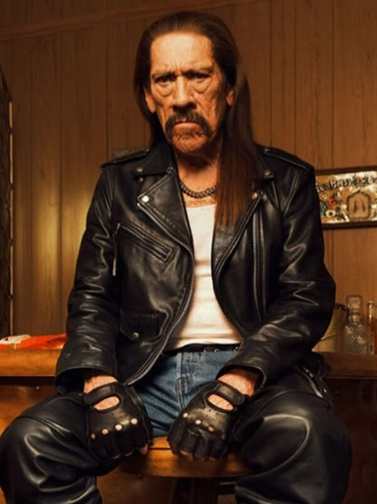 Danny Trejo Campaign 2026 Biker Leather Jacket