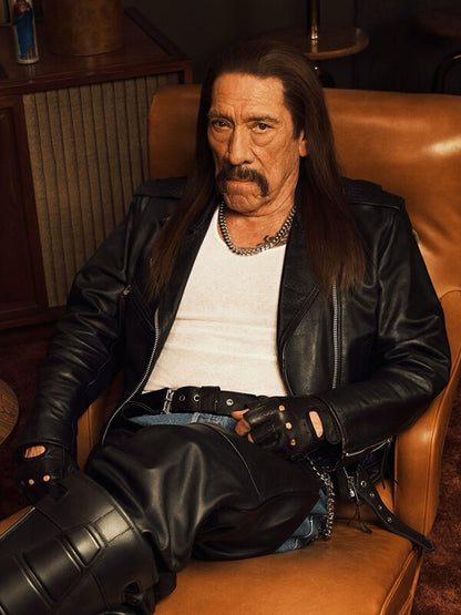 Danny Trejo Campaign 2026 Biker Leather Jacket