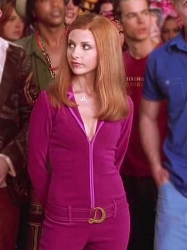 Daphne Scooby-Doo Sarah Michelle Gellar Velvet Jacket