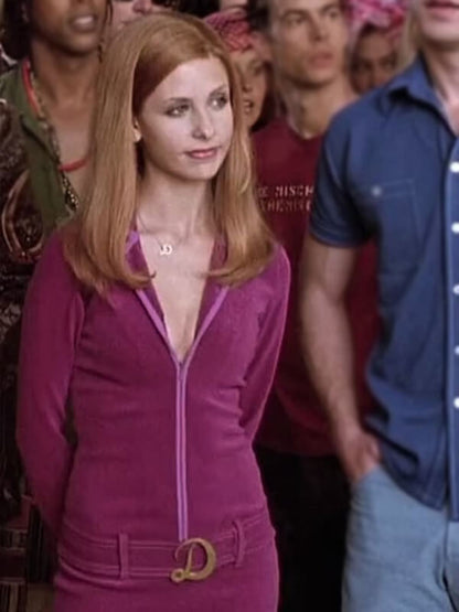 Daphne Scooby-Doo Sarah Michelle Gellar Velvet Jacket
