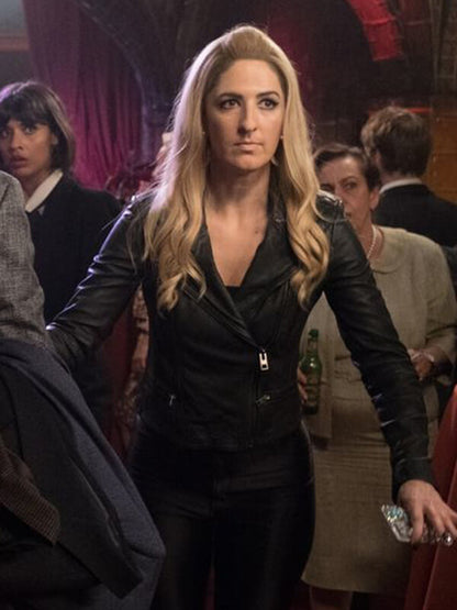D'Arcy Carden The Good Place Biker Leather Jacket