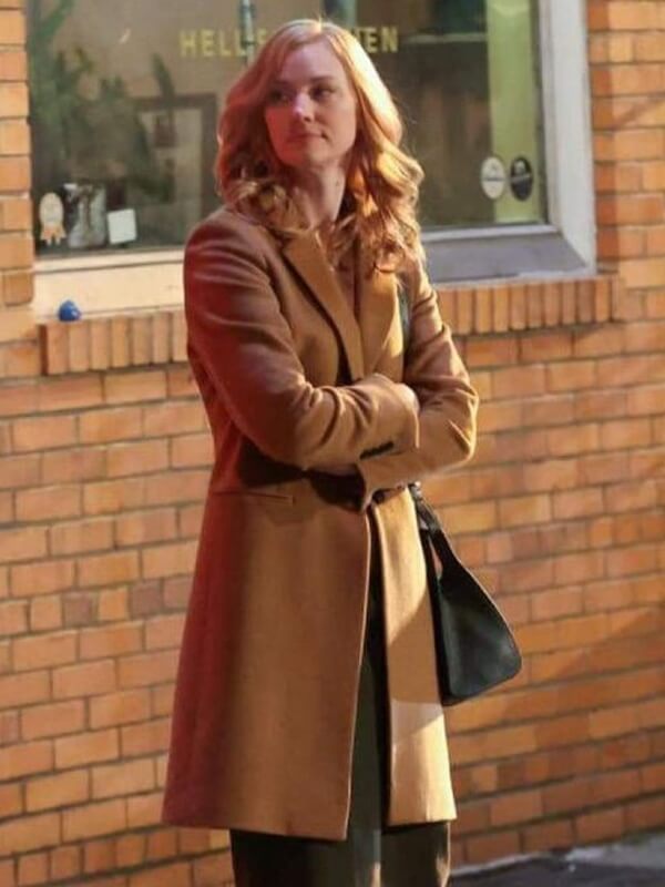 Daredevil Born Again Deborah Ann Woll Brown Wool Coat