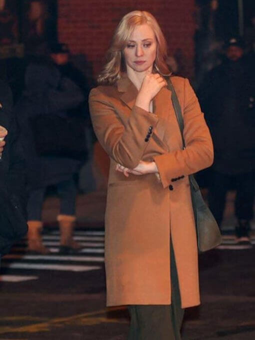 Daredevil Born Again Deborah Ann Woll Brown Wool Coat