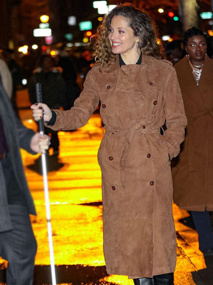 Daredevil Born Again Margarita Levieva Suede Coat