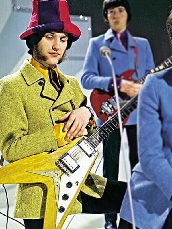 Dave Davies The Kinks Beige Wool Peacoat
