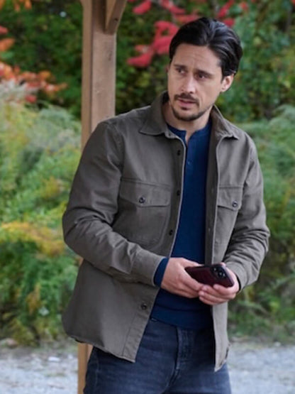 Dave Memory Of A Killer 2026 Peter Gadiot Cotton Jacket