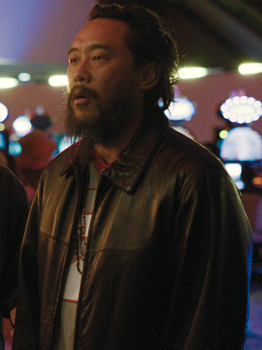 David Choe Beef S01 Isaac Cho Black Leather Jacket