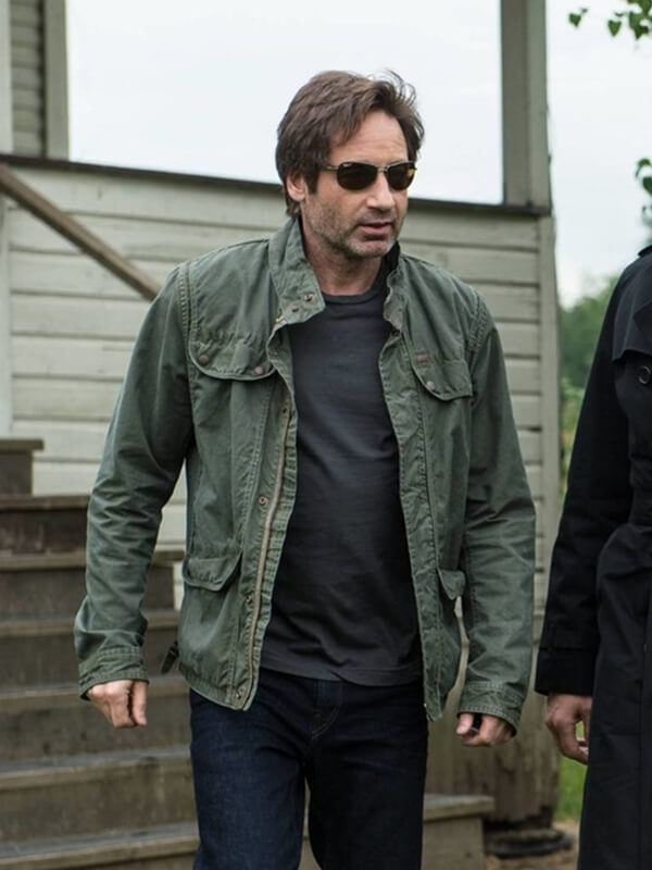 David Duchovny The X-Files Fox Mulder Cotton Jacket