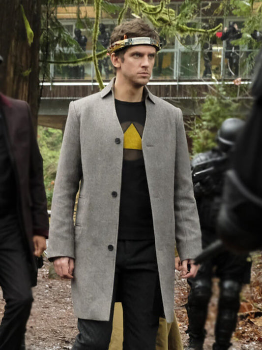 David Haller Legion S01 Gray Wool Coat