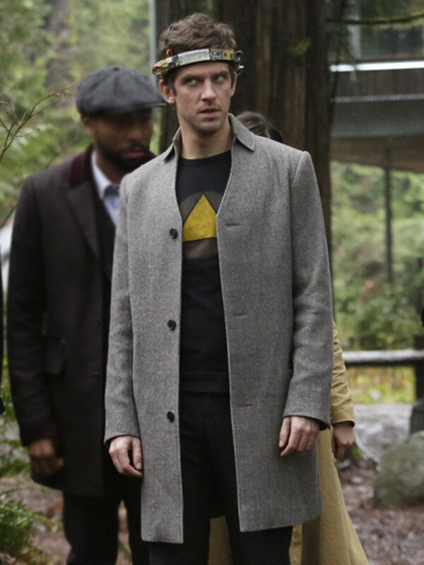 David Haller Legion S01 Gray Wool Coat