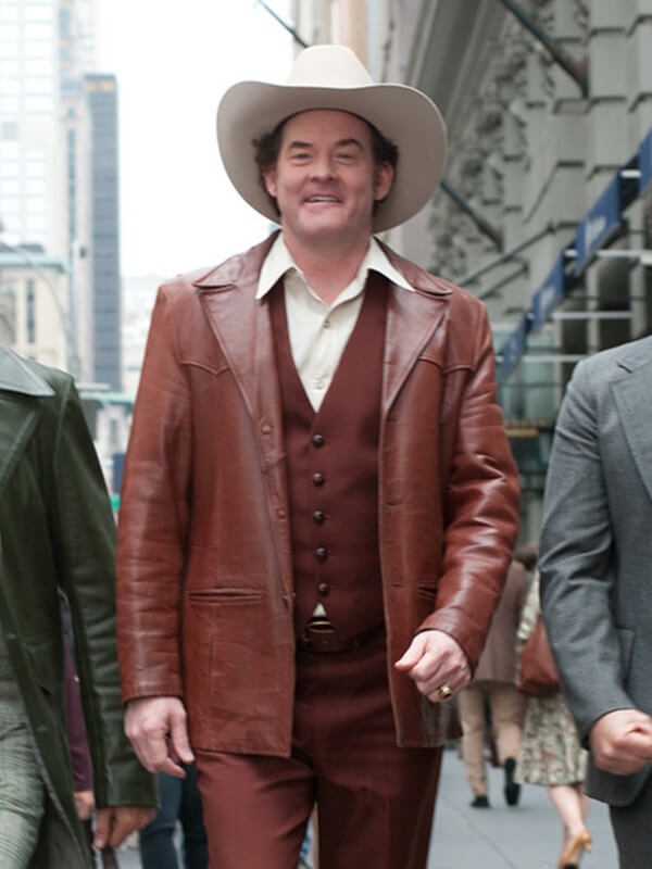 David Koechner Anchorman 2 Champ Kind Leather Jacket