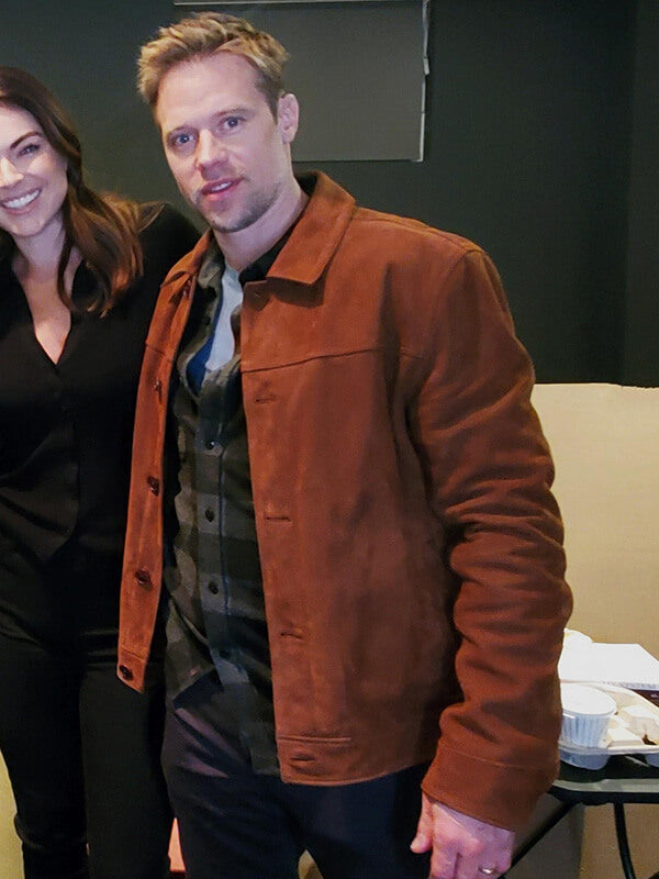 David O’Donnell Reacher Brown Suede Jacket