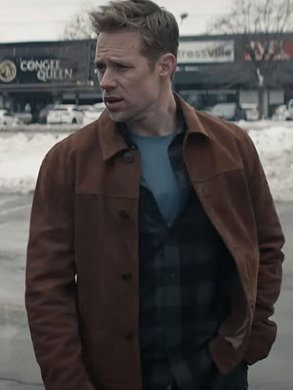 David O’Donnell Reacher Brown Suede Jacket