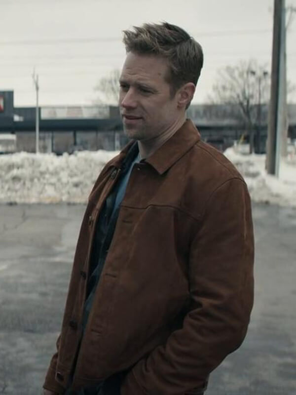David O’Donnell Reacher Brown Suede Jacket