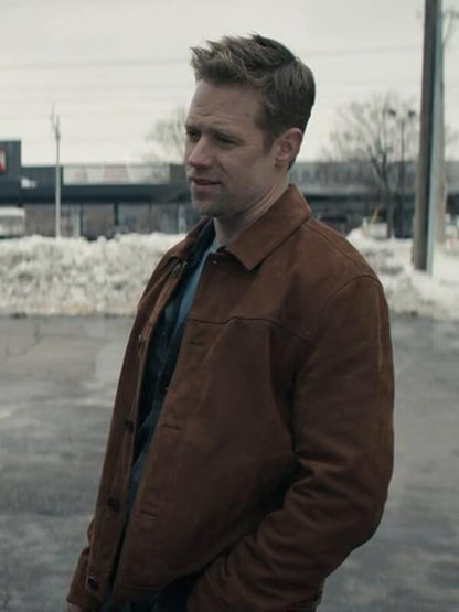 David O’Donnell Reacher Brown Suede Jacket