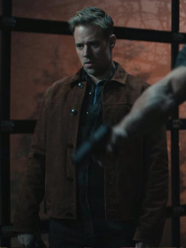 David O’Donnell Reacher Brown Suede Jacket