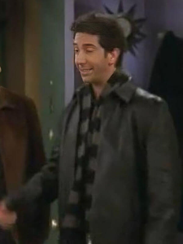 David Schwimmer Friends S03 Ross Geller Leather Jacket