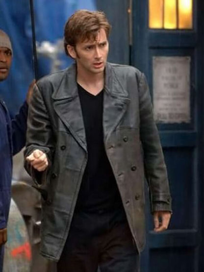 David Tenant Doctor Who The Doctor Leather Coat