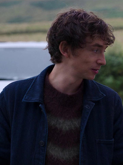Davis McCardle Black Mirror S06 Blue Corduroy Jacket