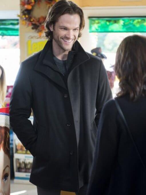 Dean Forester Gilmore Girls Black Wool Coat