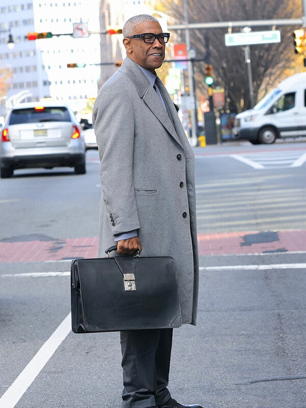 Denzel Washington Here Comes the Flood 2026 Wool Coat