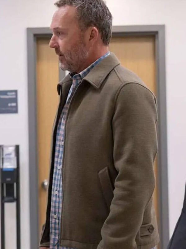 Devon Gummersall The Pitt 2025 Larry Edwards Wool Jacket