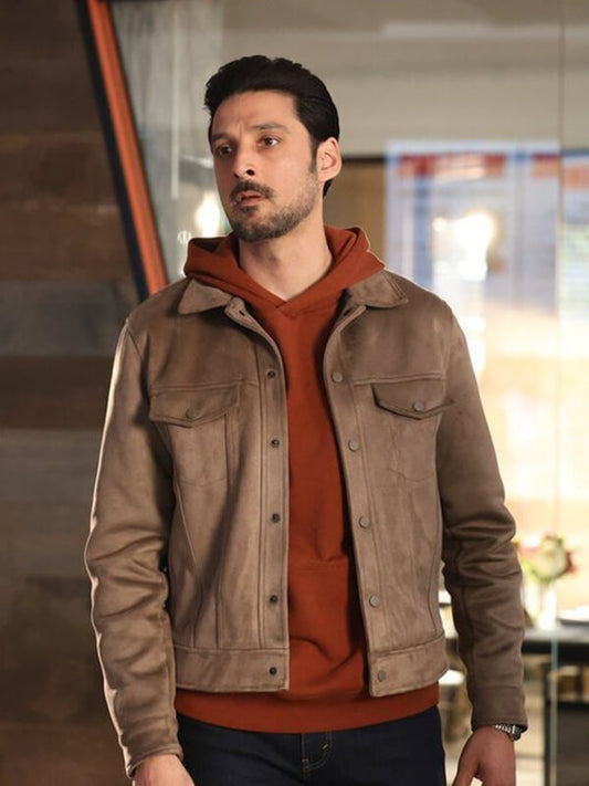 Dhan Rana Found S02 Karan Oberoi Suede Jacket