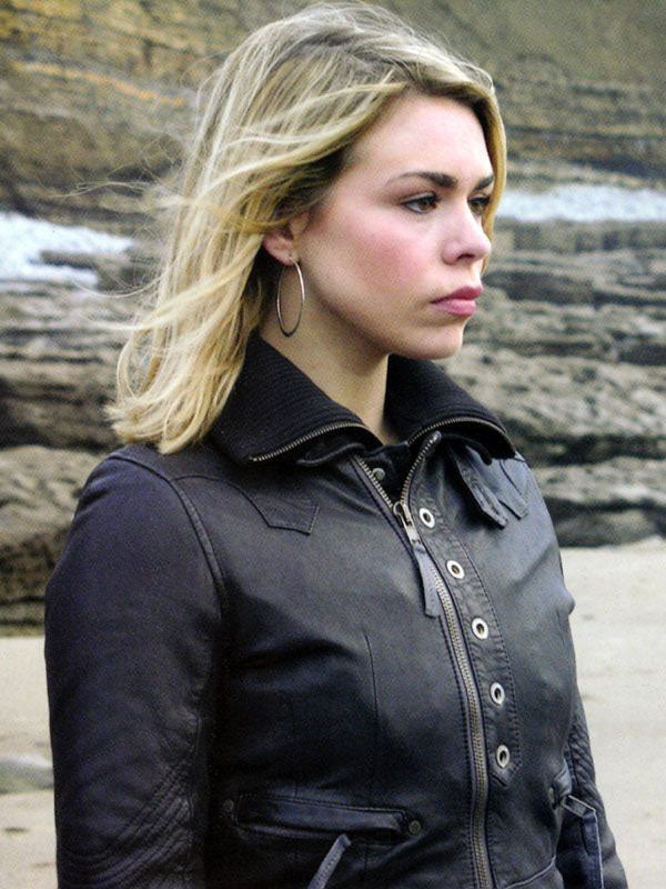 Doctor Who Rose Tyler Black Leather Jacket