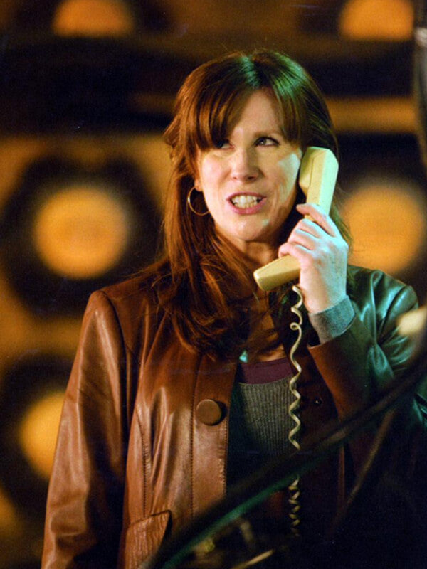 Doctor Who S04 Catherine Tate Brown Leather Coat