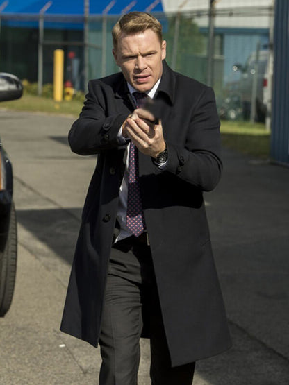 Donald Ressler The Blacklist S01 Black Wool Coat