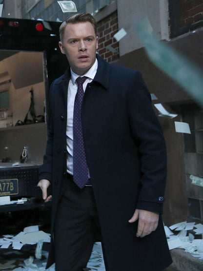 Donald Ressler The Blacklist S01 Black Wool Coat