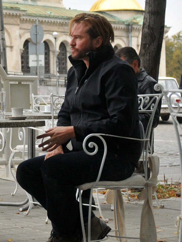 Double Identity Val Kilmer Black Cotton Jacket