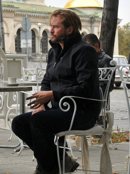 Double Identity Val Kilmer Black Cotton Jacket