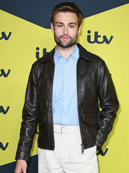 Douglas Booth The Blame 2026 Leather Jacket