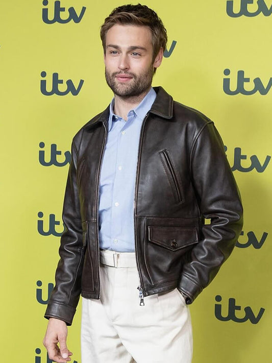 Douglas Booth The Blame 2026 Leather Jacket