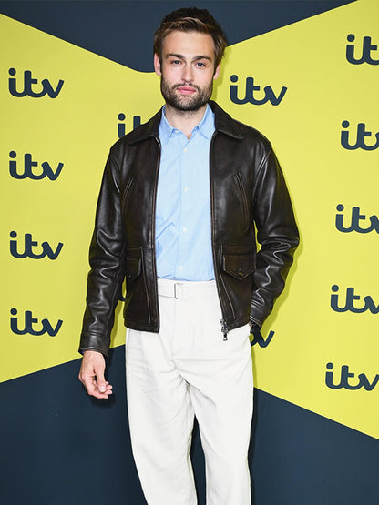 Douglas Booth The Blame 2026 Leather Jacket