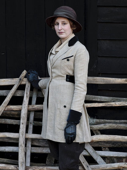 Downton Abbey S01 Lady Edith Crawley Wool Coat