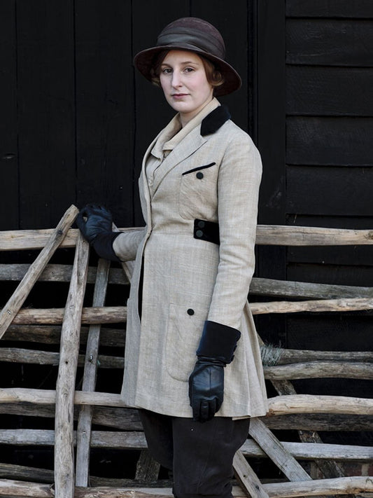 Downton Abbey S01 Lady Edith Crawley Wool Coat