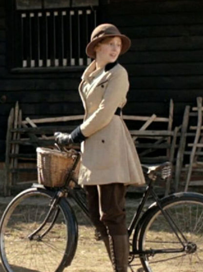 Downton Abbey S01 Lady Edith Crawley Wool Coat