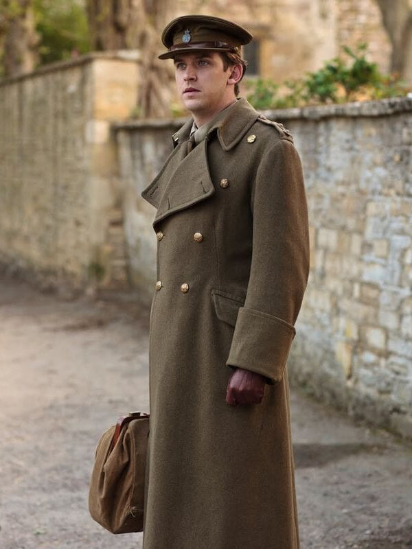 Downton Abbey S02 Matthew Crawley Wool Coat