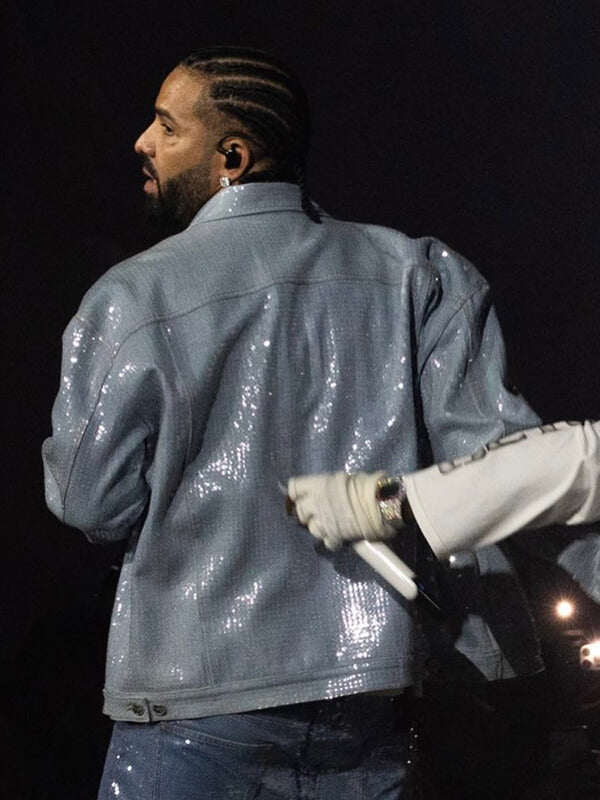 Drake Toronto Tour 2026 Blue Trucker Jacket