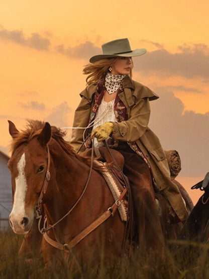 Dutton Ranch 2026 Beth Dutton Brown Coat