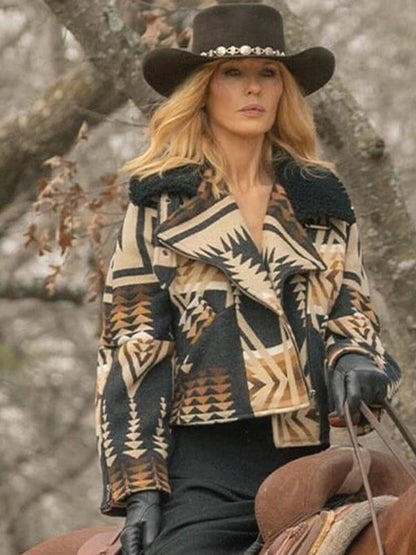 Dutton Ranch S01 Beth Dutton Wool Jacket