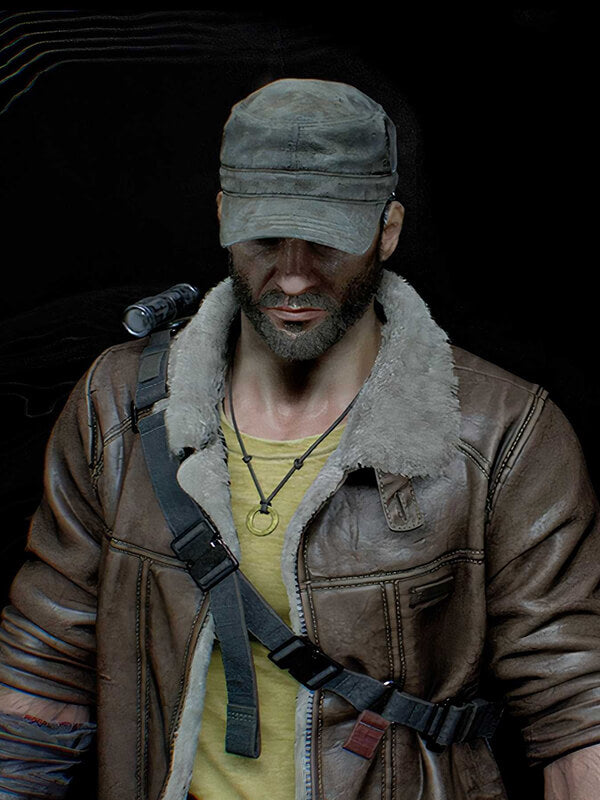 Dying Light The Beast Bruiser Brown Shearling Jacket