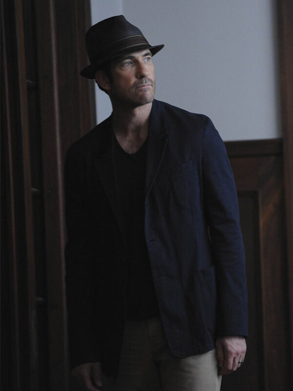 Dylan McDermott American Horror Story Navy Blazer