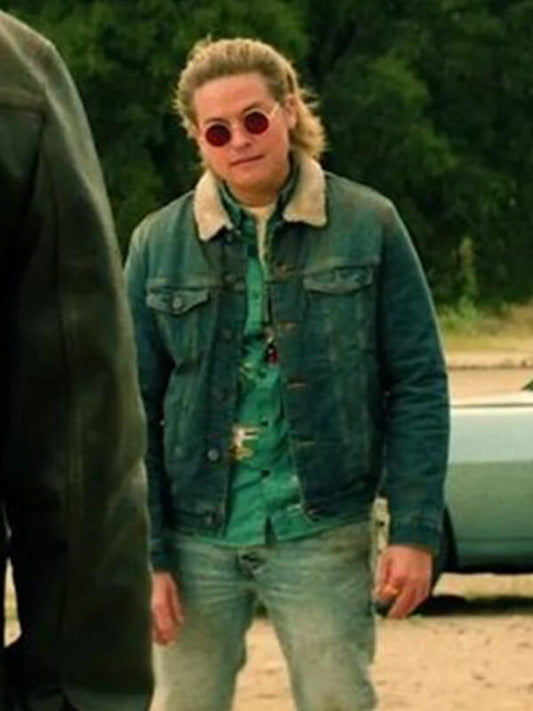 Dylan Sprouse Under Fire 2025 Denim Jacket