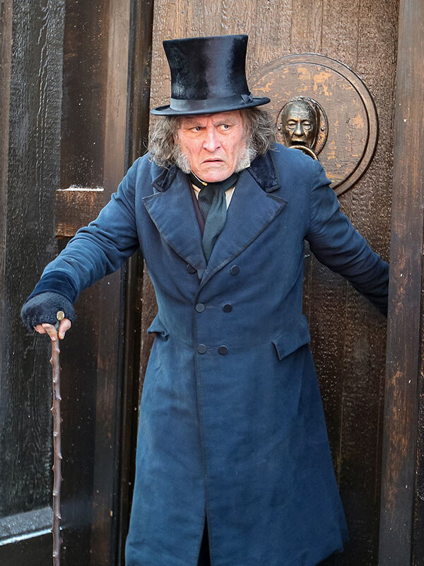 Ebenezer A Christmas Carol 2026 Johnny Deep Wool Coat